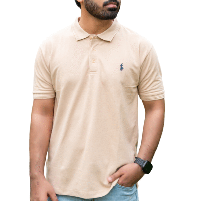 Ralph Lauren Beige Polo Shirt – Classic Style and Comfort