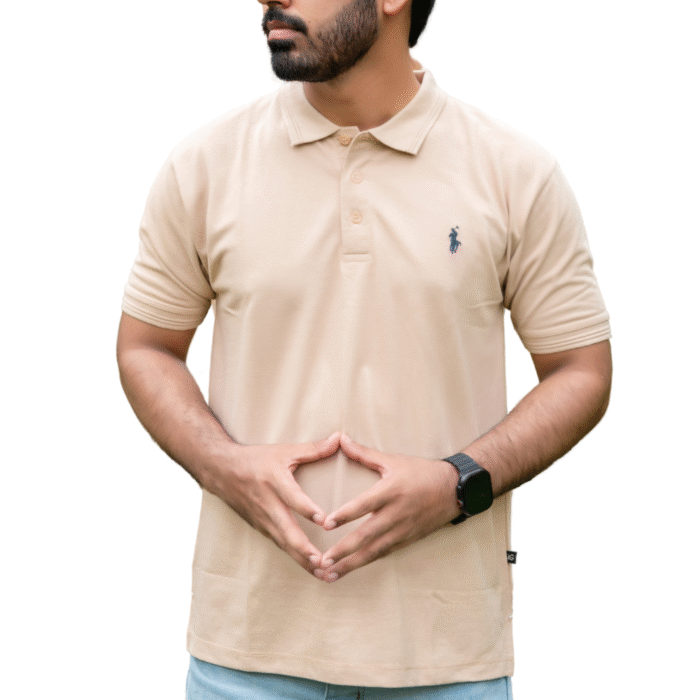Ralph Lauren Beige Polo Shirt – Classic Style and Comfort