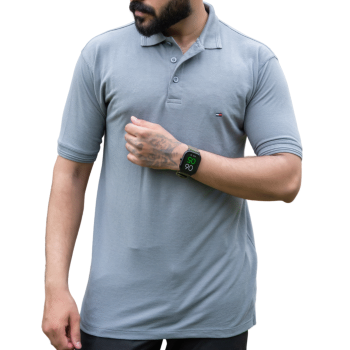 Tommy Hilfiger Gray Polo Shirt