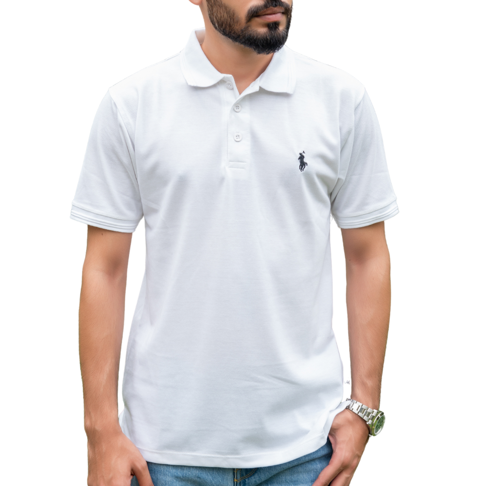 Classic White Polo Shirt