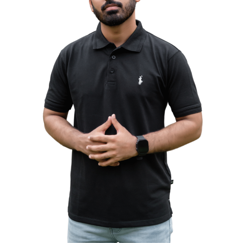 Men's Black Polo Shirt