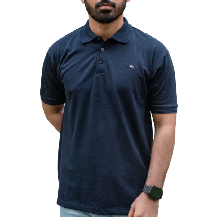 Tommy Hilfiger Men's Navy Blue Polo Shirt