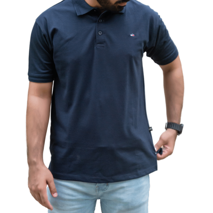 Tommy Hilfiger Men's Navy Blue Polo Shirt