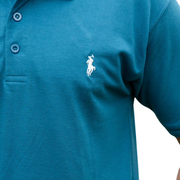 Stylish Teal Polo Shirt