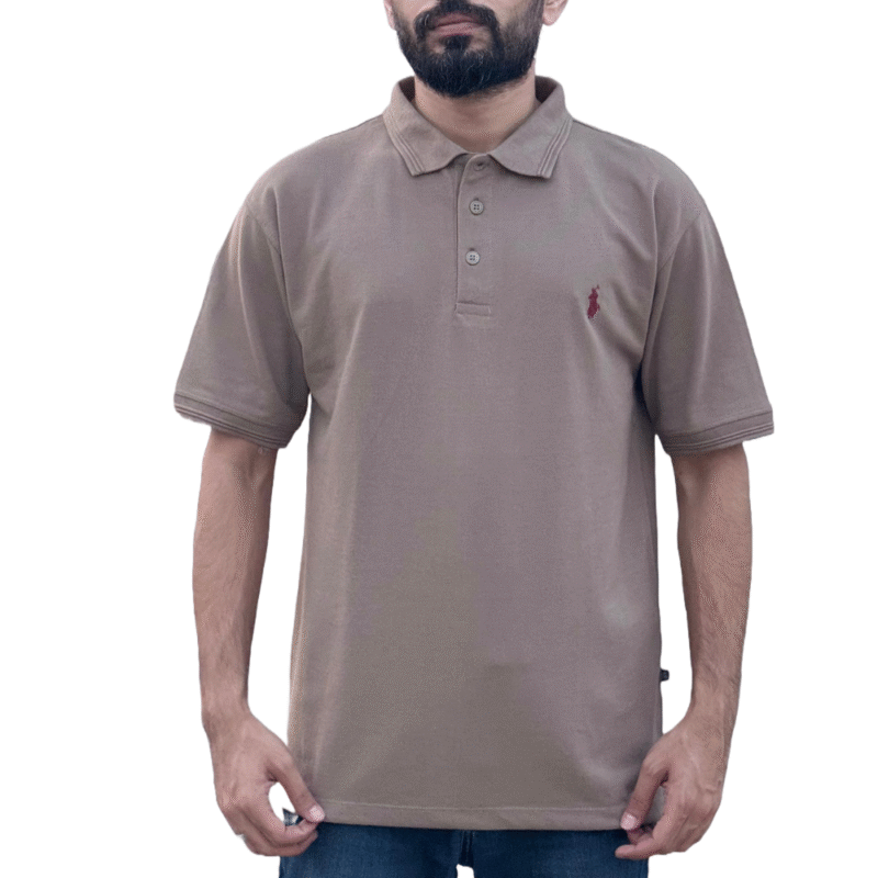 Premium Taupe Polo Shirt for Men