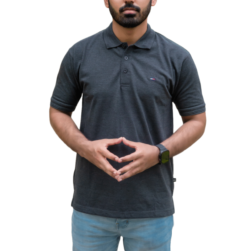 Tommy Hilfiger Men’s Dark Grey Polo Shirt