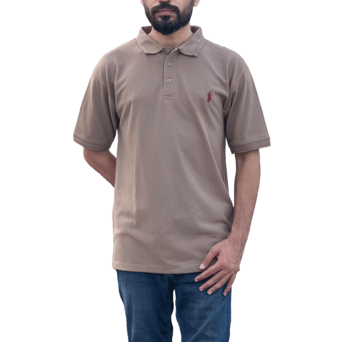 Premium Taupe Polo Shirt for Men