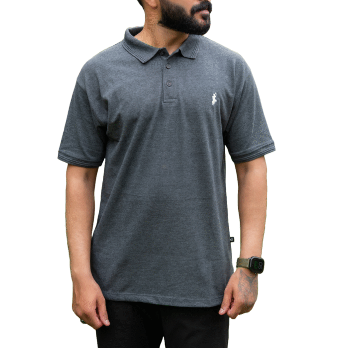 Men's Classic Grey Polo Shirt